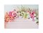 Fundo Fotográfico 2,20 x 1,50 - Gestante Rosa com Flores 189 - Imagem 1