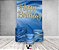Painel De Festa Vertical 1,50 x 2,20 + Trio De Capas Cilindro - Happy Birthday Azul com Branco e Dourado 193 - Imagem 2