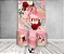 Painel De Festa Vertical 1,50 x 2,20 + Trio De Capas Cilindro - Efeito Mármore Floral 23 Anos 173 - Imagem 2