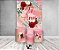 Painel De Festa Vertical 1,50 x 2,20 + Trio De Capas Cilindro - Efeito Mármore Floral 27 Anos 177 - Imagem 2