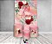 Painel De Festa Vertical 1,50 x 2,20 + Trio De Capas Cilindro - Efeito Mármore Floral  29 Anos 179 - Imagem 2