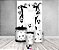 Painel De Festa Vertical 1,50 x 2,20 + Trio De Capas Cilindro - Fantasmas Halloween Preto e Branco 036 - Imagem 2