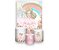 Painel De Festa Vertical 1,50 x 2,20 + Trio De Capas Cilindro - Jardim Rosa Princesa Loira 048 - Imagem 1