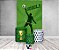 Painel De Festa Vertical 1,50 x 2,20 + Trio De Capas Cilindro - Futebol Jogador Verde com Bola 018 - Imagem 2