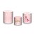 Trio De Capas De Cilindro - Princesa 15 Anos Rosa Suave com Efeito Glitter 024 - Imagem 1