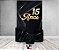 Painel De Festa Vertical 1,50 x 2,20 + Trio De Capas Cilindro - 15 Anos Preto com Dourado 197 - Imagem 2