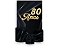 Painel De Festa Vertical 1,50 x 2,20 + Trio De Capas Cilindro - 80 Anos Preto com Dourado 205 - Imagem 1