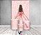 Painel De Festa Vertical 1,50 x 2,20 + Trio De Capas Cilindro - Princesa Efeito Glitter Rosa Suave 216 - Imagem 2