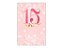 Painel De Festa Vertical 1,50 x 2,20 - 15 Anos Rosa Suave Efeito Glitter 207 - Imagem 1