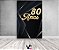 Painel De Festa Vertical 1,50 x 2,20 - 80 Anos Preto com Dourado 229 - Imagem 2