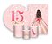 Kit 2 Painéis De Festa + Trio De Capas Cilindro - 15 Anos Princesa Rosa Suave Efeito Glitter 065 - Imagem 1