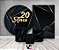 Kit 2 Painéis De Festa + Trio De Capas Cilindro - 20 Anos Preto com Dourado 074 - Imagem 2