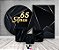 Kit 2 Painéis De Festa + Trio De Capas Cilindro - 65 Anos Preto com Dourado 083 - Imagem 2