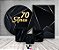 Kit 2 Painéis De Festa + Trio De Capas Cilindro - 70 Anos Preto com Dourado 084 - Imagem 2