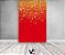 Painel De Festa Vertical 1,50 x 2,20 - Vermelho Efeito Glitter Dourado 101 - Imagem 2