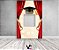 Painel De Festa Vertical Interativo 1,50x2,20 - Formatura Capelo Cortina Vermelho 032 - Imagem 2