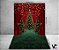 Fundo Fotográfico 1,50 x  2,70 - Árvores de Natal e Cortinas Vermelhas 122 - Imagem 2