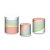 Trio De Capas De Cilindro - Arco-íris Boho Colorido Tom Pastel 010 - Imagem 1
