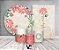 Kit 2 Painéis De Festa + Trio De Capas Cilindro - Feliz Natal Aquarela Poinsétia 014 - Imagem 2