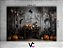 Fundo Fotográfico 2,20 x 1,50 - Cenário Halloween Abóboras e Morcegos 076 - Imagem 2