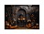 Fundo Fotográfico 2,20 x 1,50 - Halloween Assombrado Abóboras e Caveiras 074 - Imagem 1