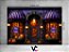 Fundo Fotográfico 2,20 x 1,50 - Halloween Laranja e Roxo 073 - Imagem 2