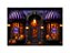 Fundo Fotográfico 2,20 x 1,50 - Halloween Laranja e Roxo 073 - Imagem 1