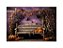 Fundo Fotográfico 2,20 x 1,50 - Cenário Halloween Banco com Abóboras 069 - Imagem 1
