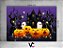 Fundo Fotográfico 2,20 x 1,50 - Halloween Cemitério de Abóboras 050 - Imagem 2