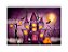 Fundo Fotográfico 2,20 x 1,50 - Halloween Castelo Assombrado Roxo 047 - Imagem 1
