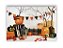 Fundo Fotográfico 2,20 x 1,50 - Halloween Bandeirinhas e Abóboras 017 - Imagem 1