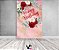 Painel De Festa Vertical 1,50 x 2,20 - Happy Birthday Efeito Mármore Floral 238 - Imagem 2