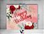 Painel de Festa Horizontal 1,55 X 1,20 - Happy Birthday Floral Rosa 291 - Imagem 2