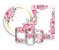 Kit 2 Painéis De Festa + Trio De Capas Cilindro - Floral Rosa  049 - Imagem 1