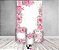 Painel De Festa Vertical 1,50 x 2,20 + Trio De Capas Cilindro - Bride To Be Floral Rosa 112 - Imagem 2
