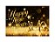 Fundo Fotográfico 2,20 x 1,50 -  Happy New Year Preto com Dourado 019 - Imagem 1