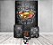 Painel De Festa Vertical 1,50 x 2,20 + Trio De Capas Cilindro - Hambúrguer Chalkboard  013 - Imagem 2