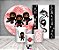 Kit 2 Painéis De Festa + Trio De Capas Cilindro - Ninjas Cute 025 - Imagem 2