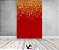Painel De Festa Vertical 1,50 x 2,20 - Vermelho Efeito Glitter Dourado 105 - Imagem 2