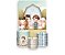 Painel De Festa Vertical 1,50 x 2,20 + Trio De Capas Cilindro - Fazendinha Menino e Animais Cute 054 - Imagem 1