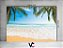 Fundo Fotográfico 2,20 x 1,50 - Praia com Coqueiros 034 - Imagem 2