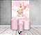 Painel De Festa Vertical 1,50 x 2,20 + Trio De Capas Cilindro - Ursinha de Pelúcia Rosa 106 - Imagem 2