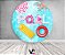 Painel De Festa Redondo 1,50x1,50 - Pool Party Piscina e Frutas 013 - Imagem 2