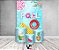 Painel De Festa Vertical 1,50 x 2,20 + Trio De Capas Cilindro - Pool Party Piscina Azul e Frutas 013 - Imagem 2