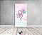 Painel De Festa Vertical 1,00x2,00 - Astronauta Rosa 009 - Imagem 2
