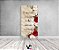 Painel De Festa Vertical 1,00 x 2,00 - Casamento Boho Flores Vermelhas 006 - Imagem 2