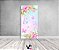 Painel De Festa Vertical 1,00 x 2,00 - Borboletas Frame Floral Rosa 019 - Imagem 2