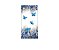 Painel De Festa Vertical 1,00 x 2,00 - Borboletas Azul Floral 025 - Imagem 1