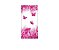 Painel De Festa Vertical 1,00 x 2,00 - Borboletas Pink Floral 033 - Imagem 1