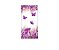 Painel De Festa Vertical 1,00 x 2,00 - Borboletas Floral Roxa 037 - Imagem 1